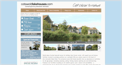 Desktop Screenshot of cotswoldlakehouses.com
